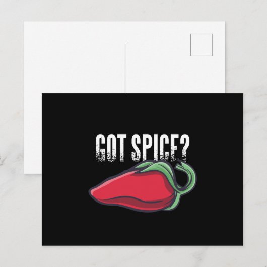 Got spice briefkaart (Voorkant / Achterkant)
