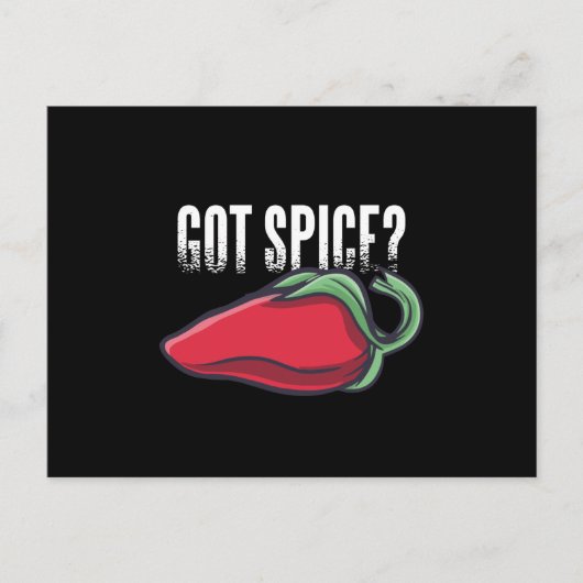 Got spice briefkaart (Voorkant)