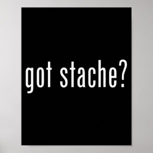 Got Stache_ Respecteer De Snor Snor Liefhebbers Mu Poster