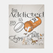GOT | Toegediend aan mijn Happy Pills Fleece Deken (Voorkant)