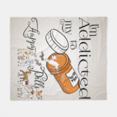 GOT | Toegediend aan mijn Happy Pills Fleece Deken (Voorkant (Horizontaal))