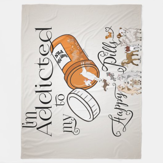 GOT | Toegepast aan mijn Happy Pills Large Fleece Deken (Voorkant)