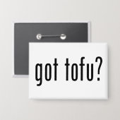 Got Tofu? Vegan Vegetarian Protein! Button (Voorkant / Achterkant)