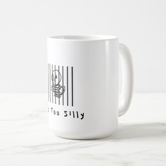 Got too Silly Funny Goose Koffiemok (Voorkant rechts)