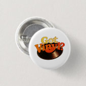 Got Vinyl Knop Ronde Button 3,2 Cm (Voorkant /achterkant)