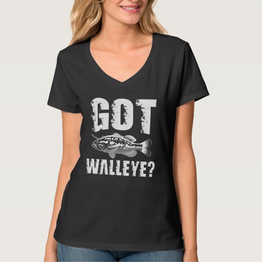Got Walleye  Walleye Fishing T-shirt (Voorkant)