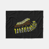 Got Weed Funny Monarch  Fleece Deken (Voorkant (Horizontaal))