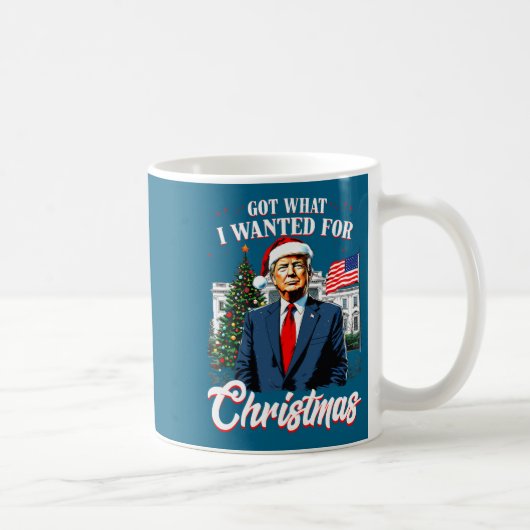 Got What I Wanted For Christmas Trump 2025 Long Sl Koffiemok (Rechts)