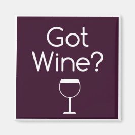 Got Wijn vierkante magneet