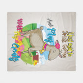 GOT | Wil alleen het Koffiespel met mijn geit Drin Fleece Deken (Voorkant (Horizontaal))