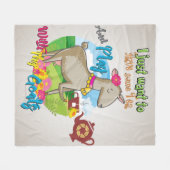 GOT | Wil gewoon wat thee spelen met geiten? Fleece Deken (Voorkant (Horizontaal))
