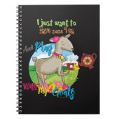 GOT | Wil gewoon wat thee spelen met geiten? Notitieboek (Voorkant)