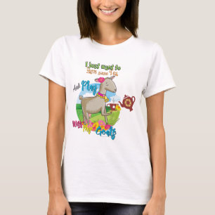 GOT Wil gewoon wat thee spelen met geiten? T-shirt