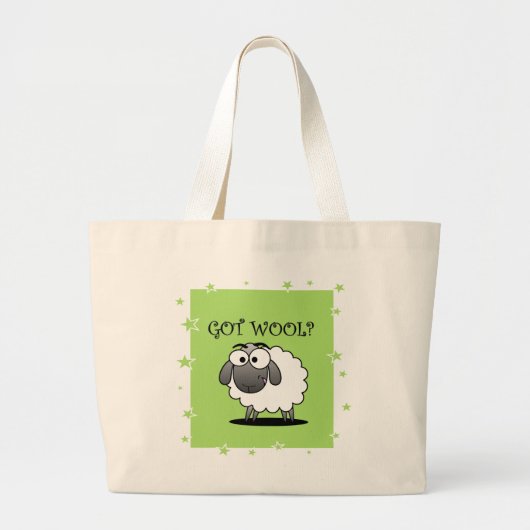 GOT WOOL? canvas tas (Voorkant)