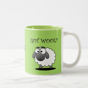GOT WOOL? KoffieMok Tweekleurige Koffiemok