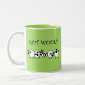 GOT WOOL? KoffieMok Tweekleurige Koffiemok (Links)