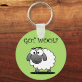 GOT WOOL? SLEUTELHANGER (Voorkant)
