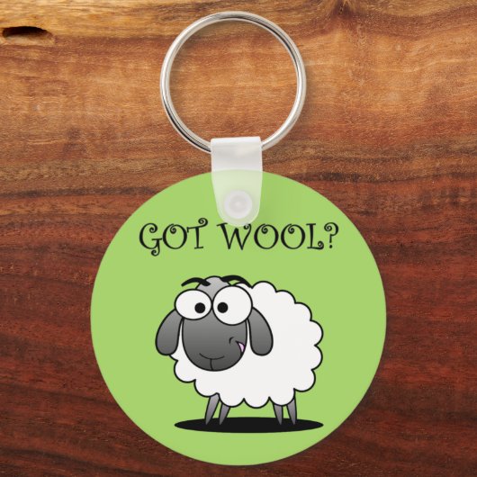 GOT WOOL? SLEUTELHANGER (Voorkant)