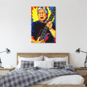 GOTAR-3_POP-ART MIDI-GITAAR CANVAS AFDRUK (Insitu (Slaapkamer))