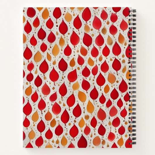 Gotas de Oro y Fuego Notitieboek (Achterkant)