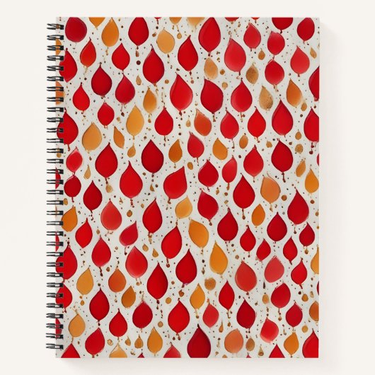 Gotas de Oro y Fuego Notitieboek (Voorkant)