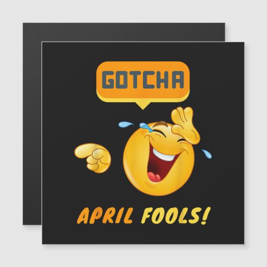 GOTCHA - 1 april grap (Voorkant / Achterkant)