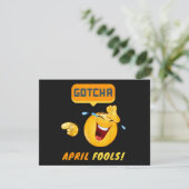 GOTCHA - 1 april grap Kaart (Staand voorkant)