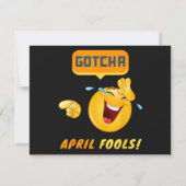 GOTCHA - 1 april grap Kaart (Achterkant)