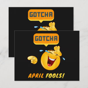 GOTCHA - 1 april grap Kaart