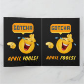 GOTCHA - 1 april grap Kaart (Binnen)