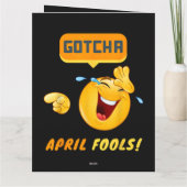 GOTCHA - 1 april grap Kaart (Achterkant)