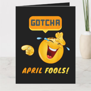 GOTCHA - 1 april grap Kaart