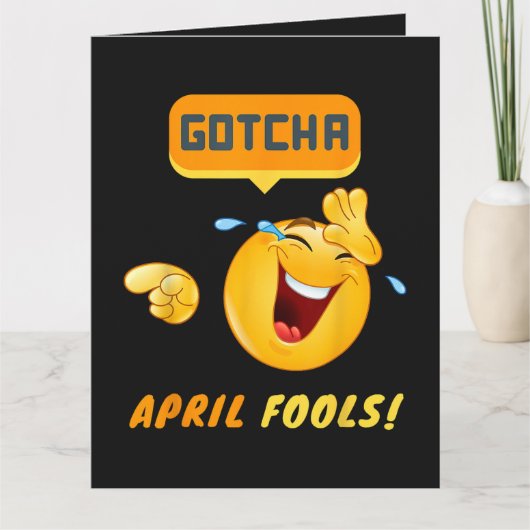 GOTCHA - 1 april grap Kaart (Voorkant)