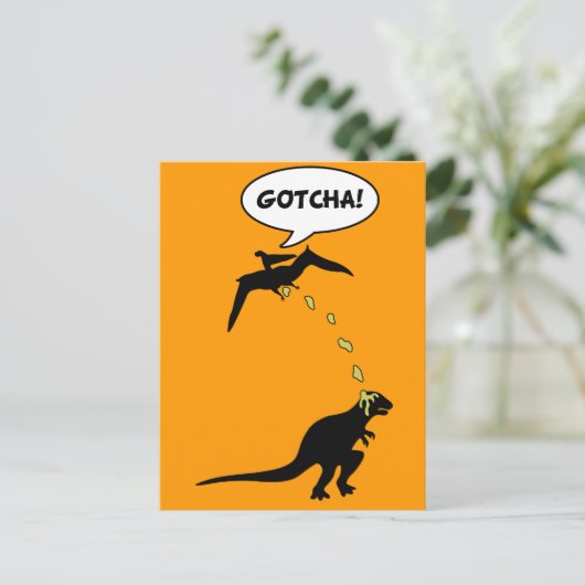 Gotcha Briefkaart (Staand voorkant)