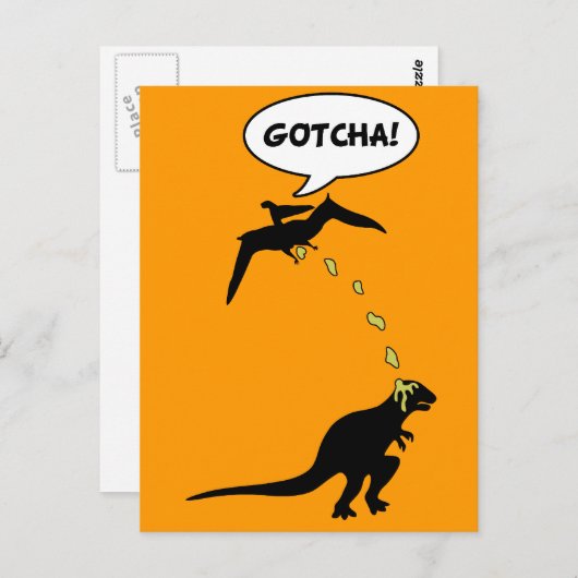 Gotcha Briefkaart (Voorkant / Achterkant)