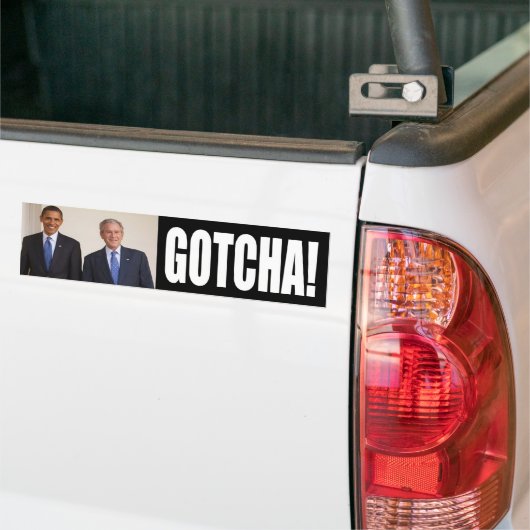 gotcha bumpersticker (Op Truck)