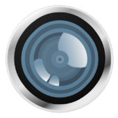 Gotcha! Camera Lens ceramic knob Keramische Knop (Voorkant)