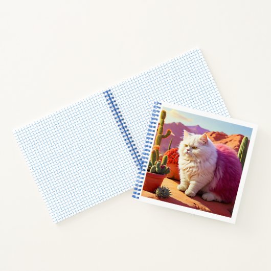 Gotcha Covered Cat Notebook – Cute & Artistic Cat  Notitieboek (Binnen)