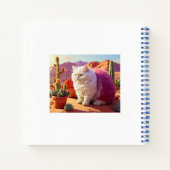 Gotcha Covered Cat Notebook – Cute & Artistic Cat  Notitieboek (Achterkant)