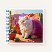 Gotcha Covered Cat Notebook – Cute & Artistic Cat  Notitieboek (Voorkant)
