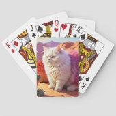 Gotcha Covered Cat Notebook – Cute & Artistic Cat  Pokerkaarten (Achterkant)