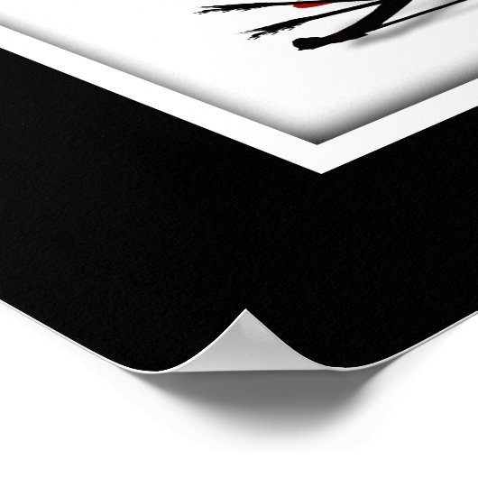 GOTCHA. Cupid's omlaag (anti-Valentijn) Poster (Hoek)