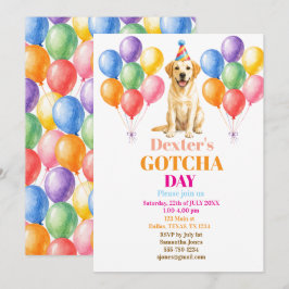 Gotcha-dag Adoptiefeest Labrador Hond Huisdier Kaart