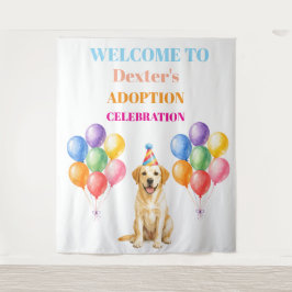 Gotcha-dag Adoptiefeest Labrador Hond Huisdier Wandkleed