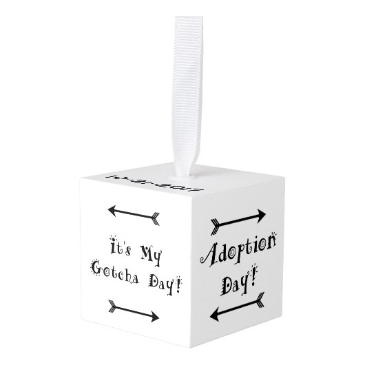 Gotcha-dag - Ontwerp voor adoptie Decoratie (Voorkant hoekig)