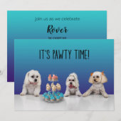 Gotcha Day Party-uitnodiging Kaart (Voorkant / Achterkant)