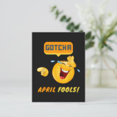 GOTCHA - Grappige 1 april grap Briefkaart (Staand voorkant)