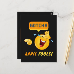GOTCHA - Grappige 1 april grap Briefkaart