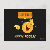 GOTCHA - Grappige 1 april grap Briefkaart (Achterkant)