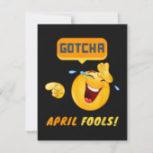 GOTCHA - Grappige 1 april grap Kaart (Voorkant)